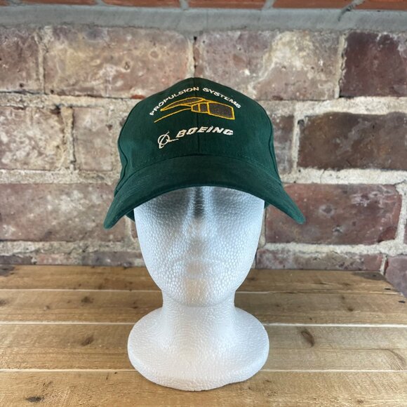 Boeing Propulsion Systems Green Cotton Adjustable Hat Kotis Designs - Picture 1 of 8